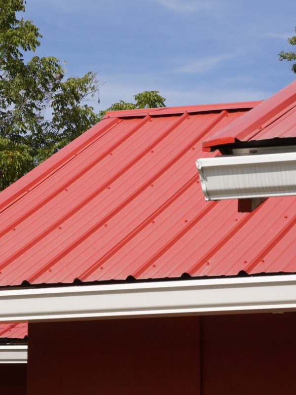 Red metal roof Red metal roof